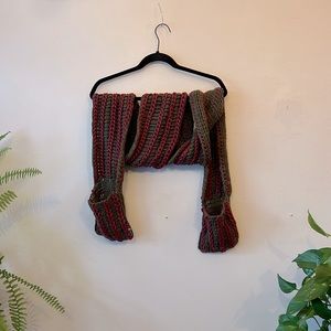Livity Heavy Hemp and Wool Scarf with Pockets